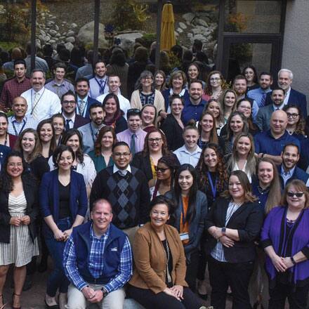 A large group of SNHU officials and employees at the university's southwest operations center in Tucson, Arizona.