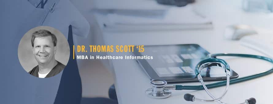 MBA for Physician Thomas Scott '15