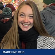 Madeline Reid and the text Madeline Reid.
