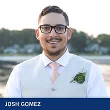Josh Gomez with the text Josh Gomez