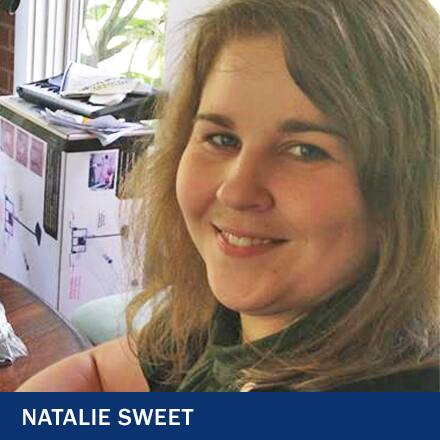 Natalie Sweet and the text Natalie Sweet.