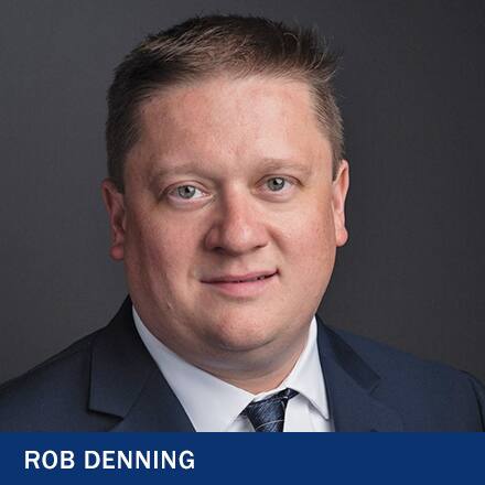 Rob Denning and the text Rob Denning.