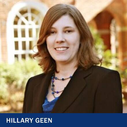 Hillary Geen and the text Hillary Geen.