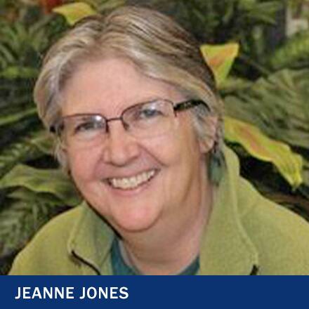 Jeanne Jones and the text Jeanne Jones.