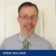 Chris Sullivan and the text Chris Sullivan