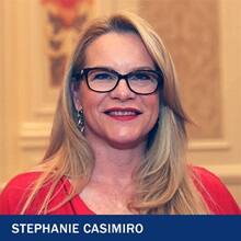Stephanie Casimiro with the text Stephanie Casimiro