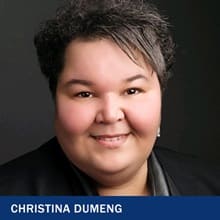 Christina Dumeng and the text Christina Dumeng.