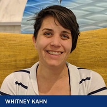 Whitney Kahn and the text Whitney Kahn