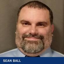 Sean Ball with the test Sean Ball