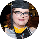 Stephanie Molina, a 2022 graduate of SNHU's master's in human resource management program