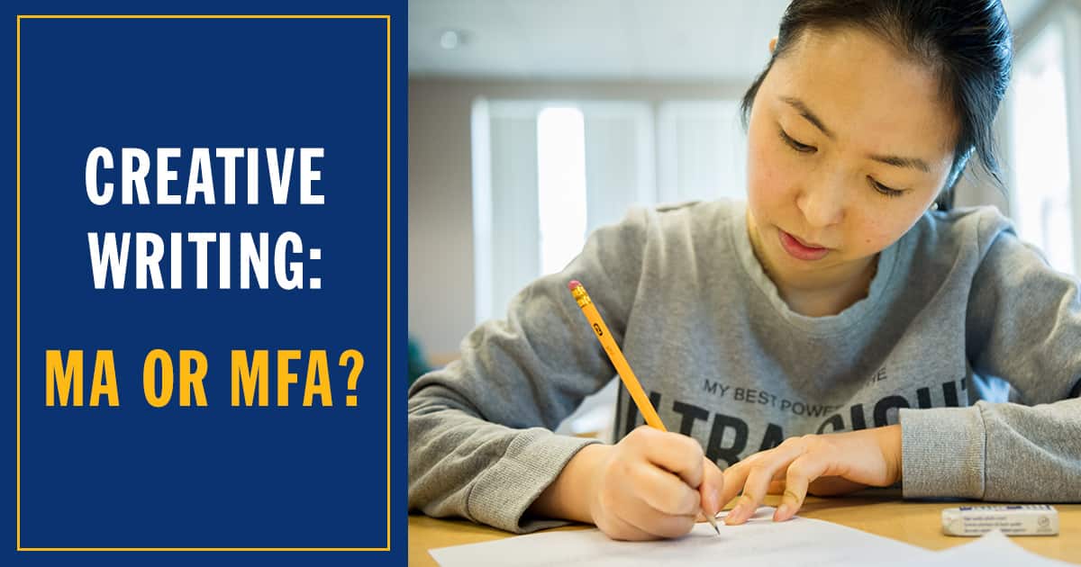 what is the difference between an ma and an mfa in creative writing