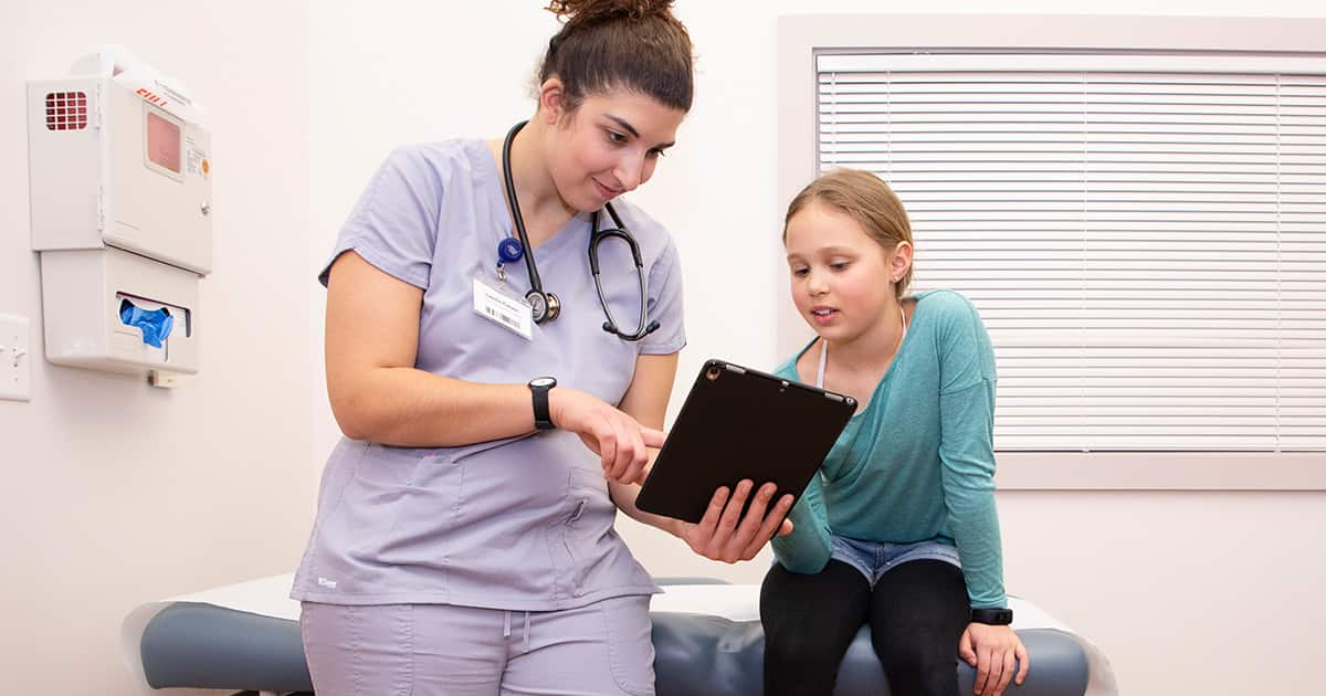 A Nurse Looks After Her Patients